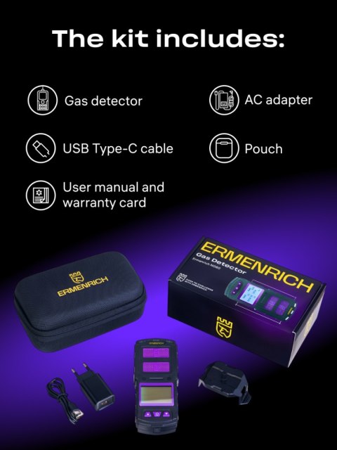 Detektor gazu Ermenrich NG60