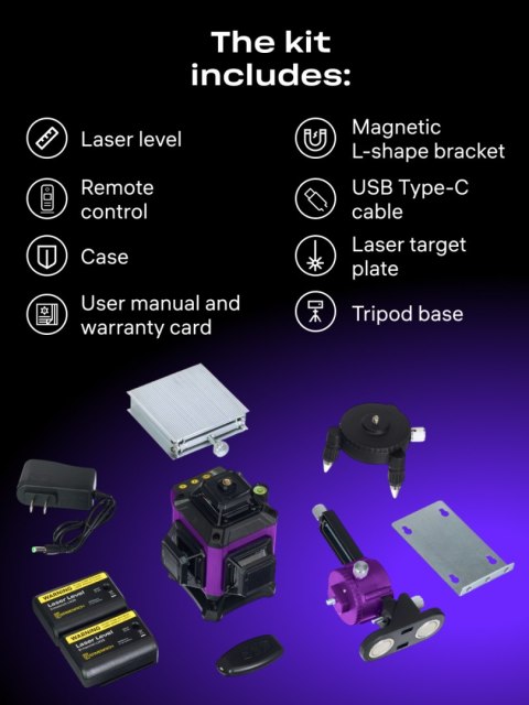 Poziomica laserowa Ermenrich PRO LN35
