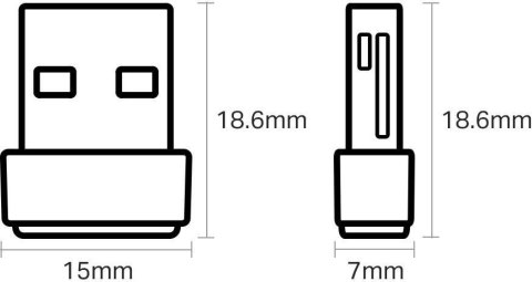 Karta sieciowa TP-LINK T2U Nano (USB 2.0)