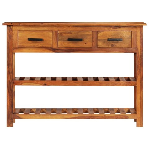 Szafka z 3 szufladami, 110x30x80 cm, lite drewno