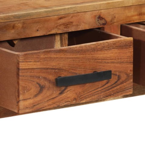 Szafka z 3 szufladami, 110x30x80 cm, lite drewno