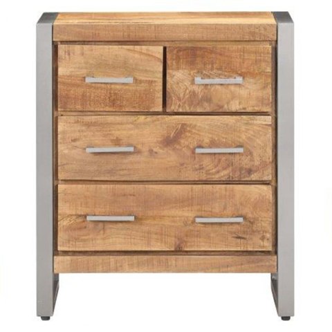 Szafka, 60x35x70 cm, surowe drewno mango