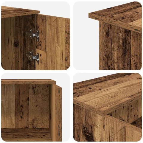 Biurko recepcyjne Stare drewno 180x50x103,5 cm Drewno klejone