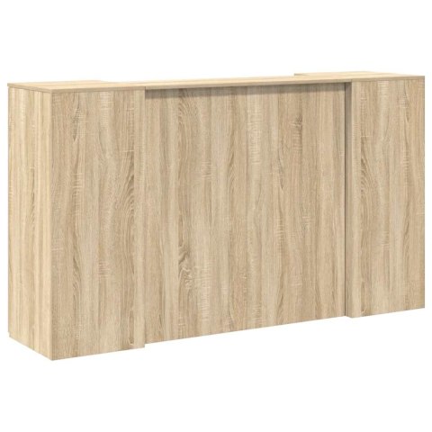 Biurko recepcyjne dąb sonoma 180x50x103,5 cm Drewno klejone