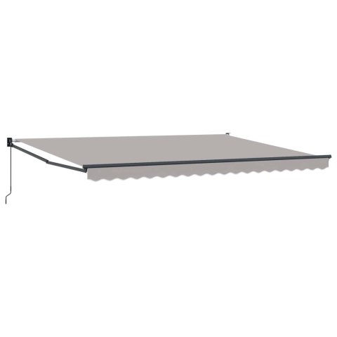 Markiza Jasnoszary 450 x 300 x 165 cm Poliester i Metal