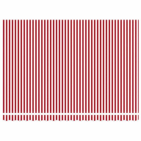 Elektryczna Rozkładana Markiza Czerwony i Biały 450 × 350 cm