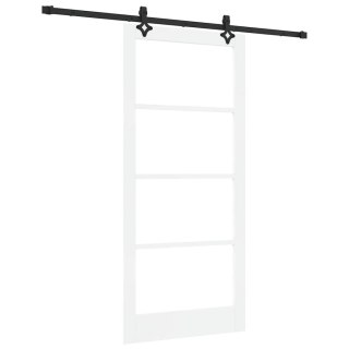 Drzwi przesuwne ORKDAL Biały i czarny 93 x 202 cm