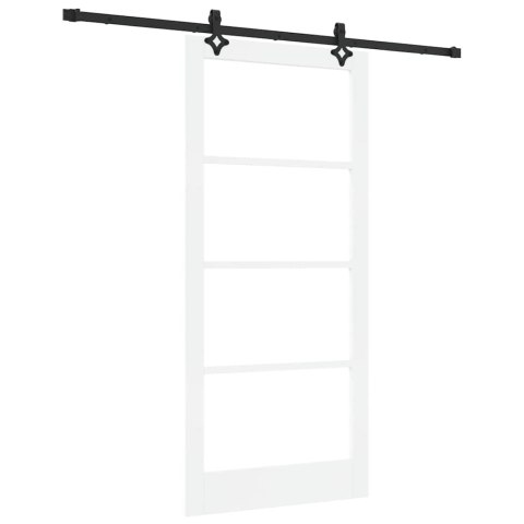 Drzwi przesuwne ORKDAL Biały i czarny 93 x 202 cm