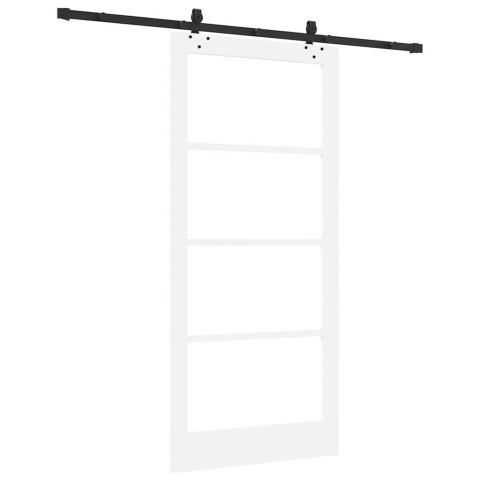 Drzwi przesuwne ORKDAL Biały i czarny 93 x 202 cm