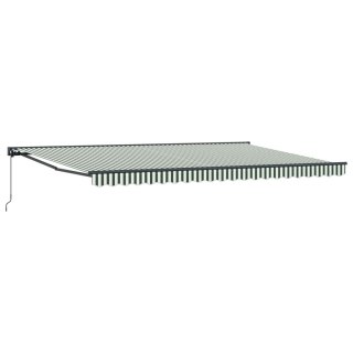 Rama markizy Zielony i Biały 500 × 300 cm