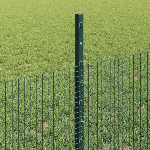 Ogrodzenie z słupkiem zielony