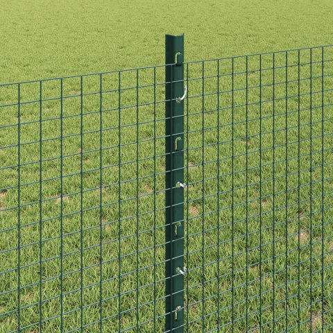 Ogrodzenie z słupkiem zielony