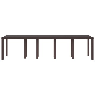 Stół Ogrodowy Brązowy 300 x 100 x 73 cm polirattan