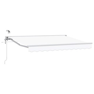 Elektryczna Rozkładana Markiza Biały 2,5 x 2 m