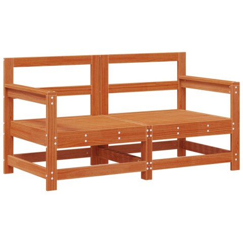 2 Sztuka Sofa narożna do ogrodu Lite drewno sosnowe