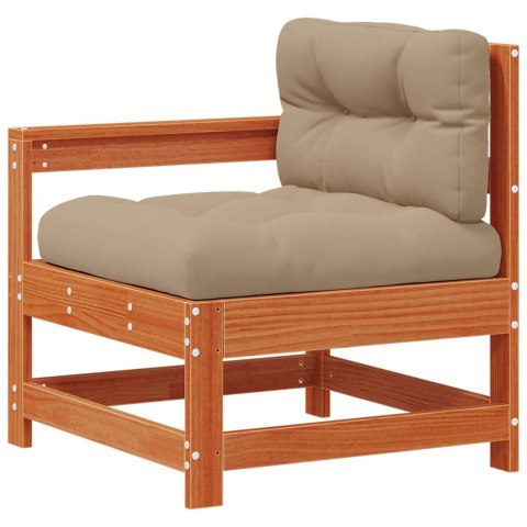 2 Sztuka Sofa narożna do ogrodu Lite drewno sosnowe