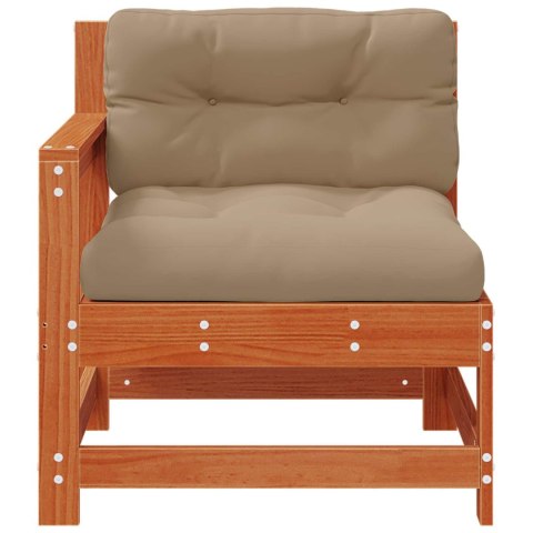 2 Sztuka Sofa narożna do ogrodu Lite drewno sosnowe