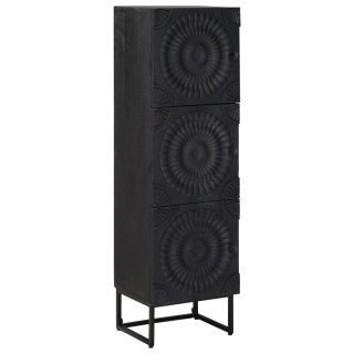 Highboard Czarny 35 x 30 x 120 cm
