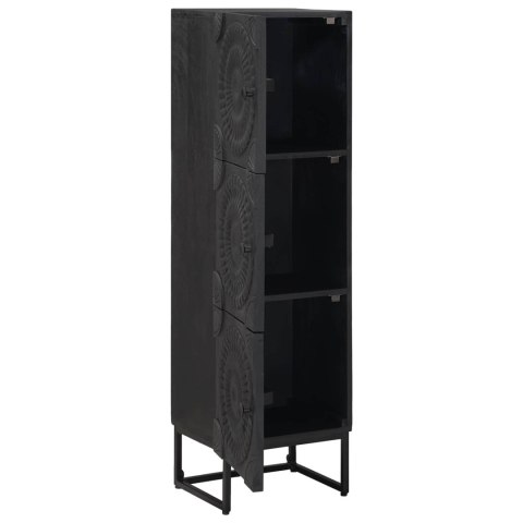 Highboard Czarny 35 x 30 x 120 cm