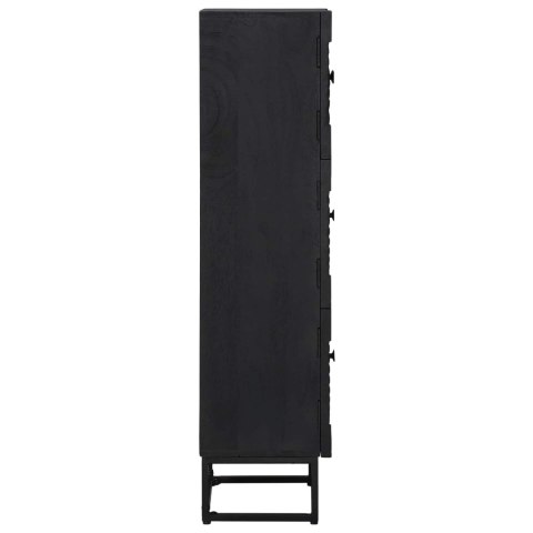 Highboard Czarny 35 x 30 x 120 cm