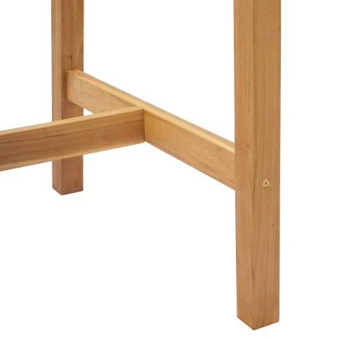 Stół barowy naturalny 150 x 75 x 105 cm Lite drewno teakowe