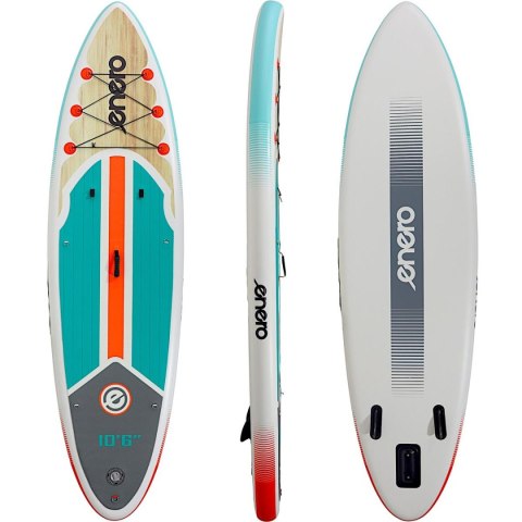 ZESTAW - DESKA SUP DMUCHANA ENERO 320x81x15CM FLOW
