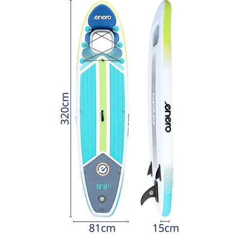 ZESTAW-DESKA SUP DMUCHANA ENERO Z OKIENKIEM 320X81X15CM