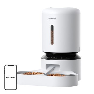 Dozownik karmy PETLIBRO Granary 5L WiFi podwójna miska (biały)