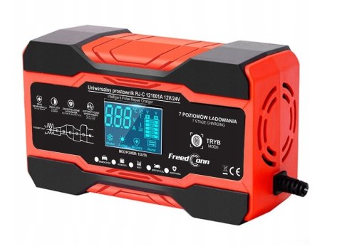 Prostownik akumulatorowy FreedConn RJ-C 121001A 12V, 10A /24V 5A