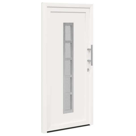 Drzwi Frontowe Biały 98 x 200 cm PVC