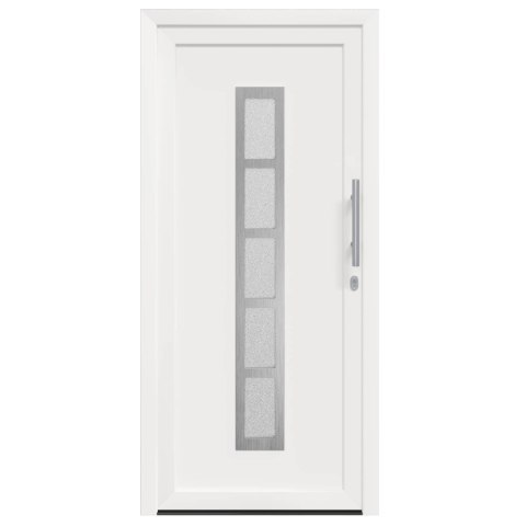 Drzwi Frontowe Biały 98 x 200 cm PVC