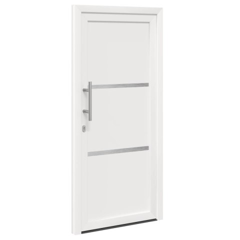 Drzwi Frontowe Biały 98 x 200 cm PVC