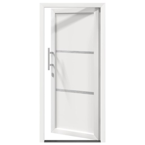 Drzwi Frontowe Biały 98 x 200 cm PVC