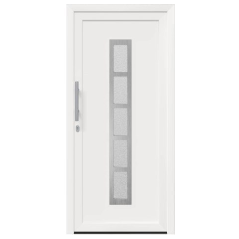 Drzwi Frontowe Biały 98 x 208 cm PVC