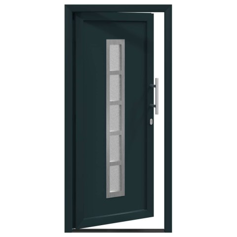 Drzwi Frontowe antracytowy 88 x 200 cm PVC