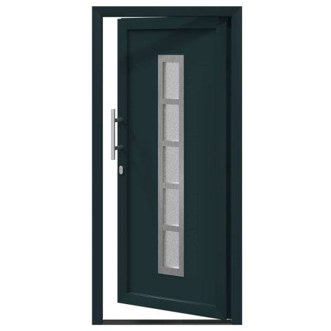 Drzwi Frontowe antracytowy 98 x 208 cm PVC