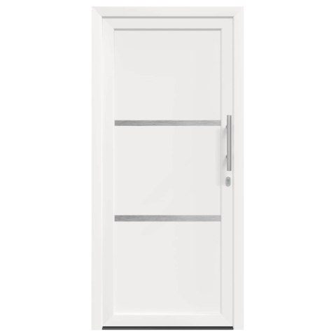 Drzwi Frontowe Biały 98 x 200 cm PVC