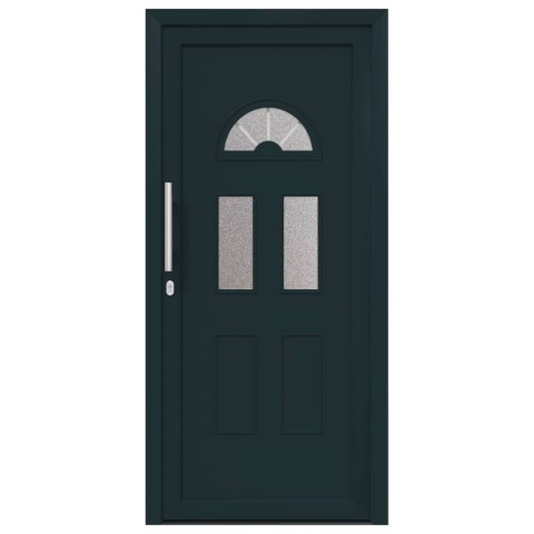 Drzwi Frontowe antracytowy 110 x 210 cm PVC