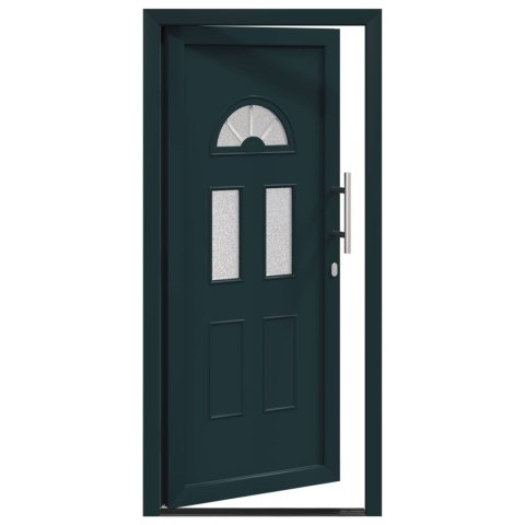 Drzwi Frontowe antracytowy 110 x 210 cm PVC