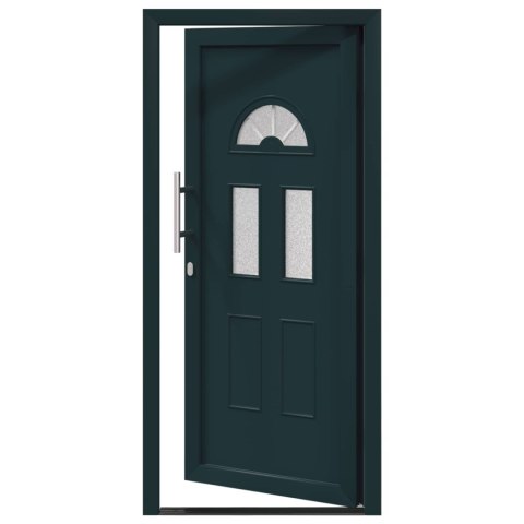 Drzwi Frontowe antracytowy 88 x 200 cm PVC