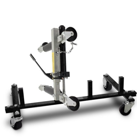 Zestaw rolek manewrowych 680kg hydrauliczne do auta 4szt Bituxx + stojak XL PRO+