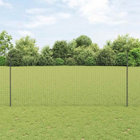 Słupek ogrodzeniowy. 44 pcs Szary 180 cm Stal
