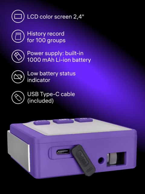 Poziomica cyfrowa z dalmierzem laserowym 3-w-1 Ermenrich Verk LQ60