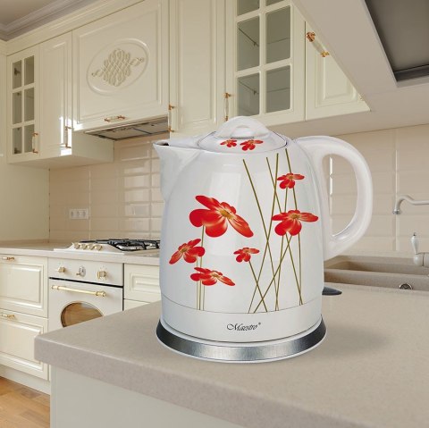 Czajnik elektryczny ceramiczny MAESTRO MR-066 czer. (OUTLET)