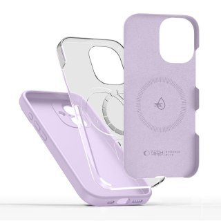 Etui case plecki na iPhone 17 MagSafe Silicone - fioletowe