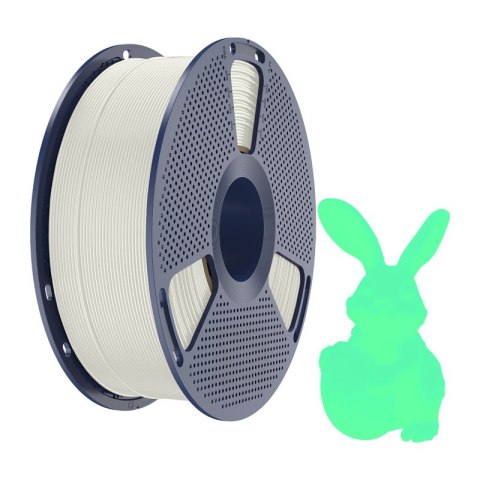 Filament SUNLU PLA Glow In The Dark 1.75mm 1kg (biało-zielony)