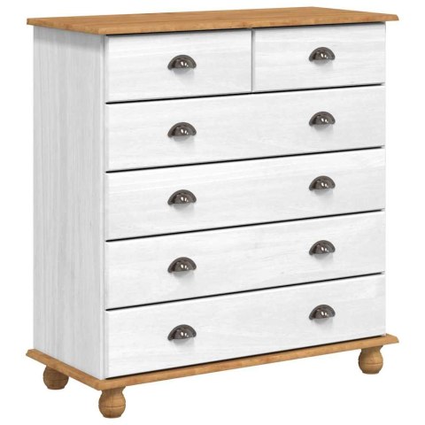 Klatka ASKIM Biały 91 x 40 x 200,5 cm Lite drewno sosnowe