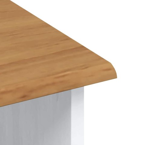 Klatka ASKIM Biały 91 x 40 x 200,5 cm Lite drewno sosnowe