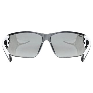 Okulary rowerowe UVEX Equate, white matt/mir.silver