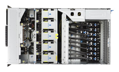 Platforma Asus Rack (4U) ESC8000A-E13X AMD EPYC 9005 (8xNVMe, 2xM.2, 2x10Gbe, 8xQSFP, IPMI, R3200W)